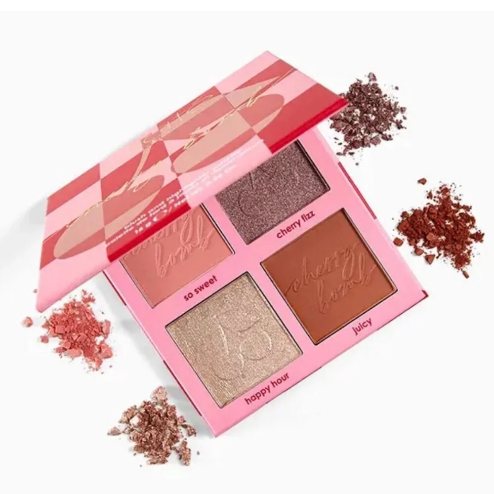 Ciate London Cherry Bomb Blush and Highlighter Palette NWT